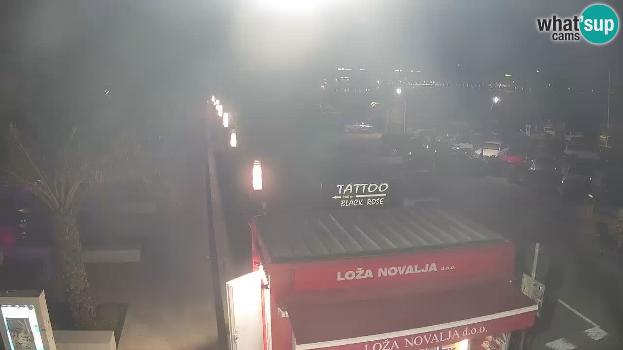 Webcam Novalja – Obala Petra Krešimira IV