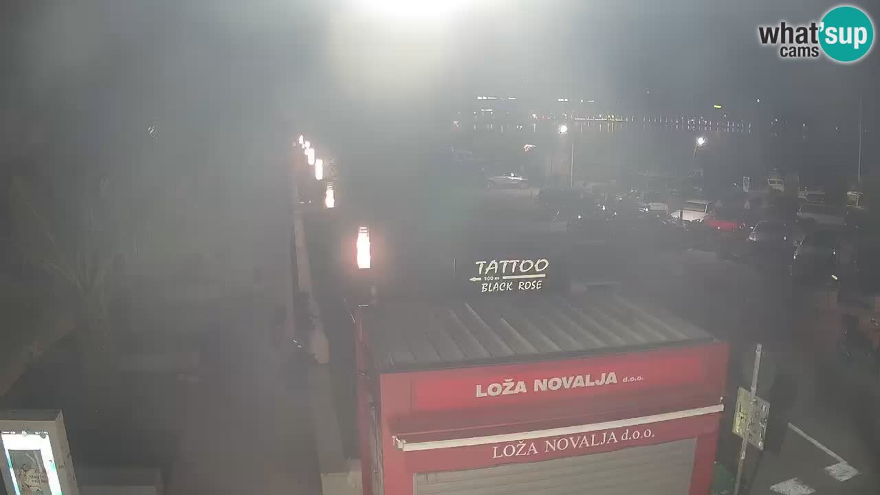 Live cam Novalja – Obala Petra Krešimira IV