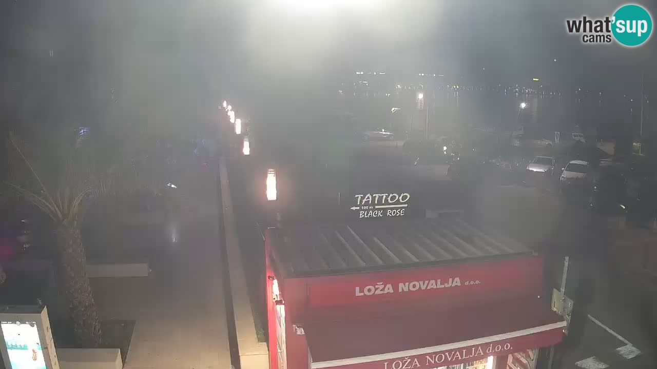 Camera en diecto Novalja – Obala Petra Krešimira IV