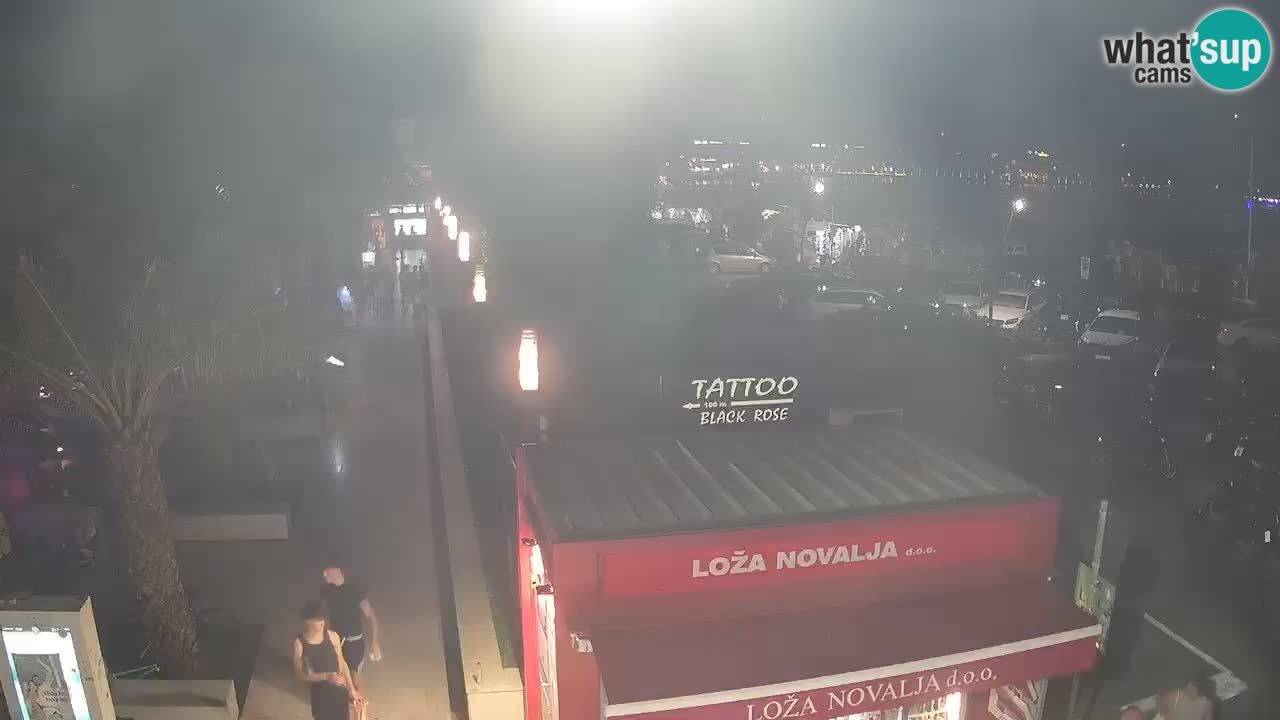 Webcam Novalja – Obala Petra Krešimira IV