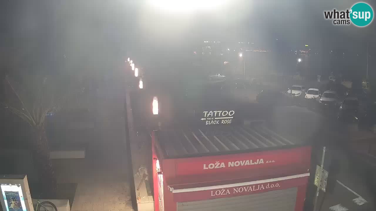 Webcam Novalja – Obala Petra Krešimira IV