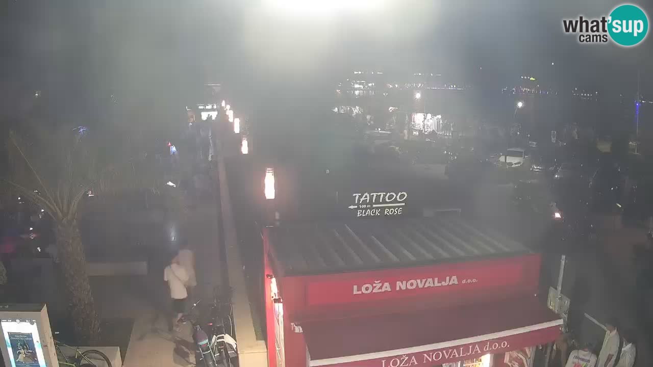 Live cam Novalja – Obala Petra Krešimira IV