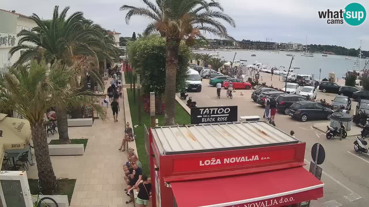 Webcam live Novalja – Obala Petra Krešimira IV