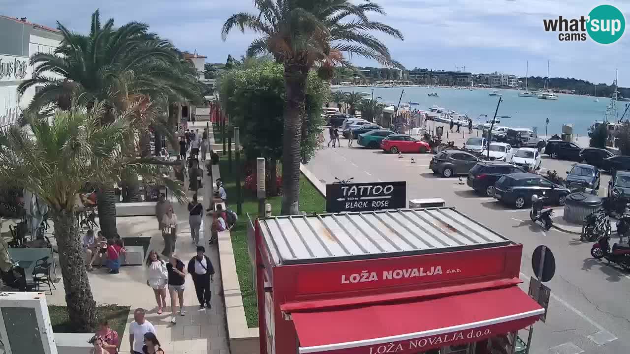 Live cam Novalja – Obala Petra Krešimira IV