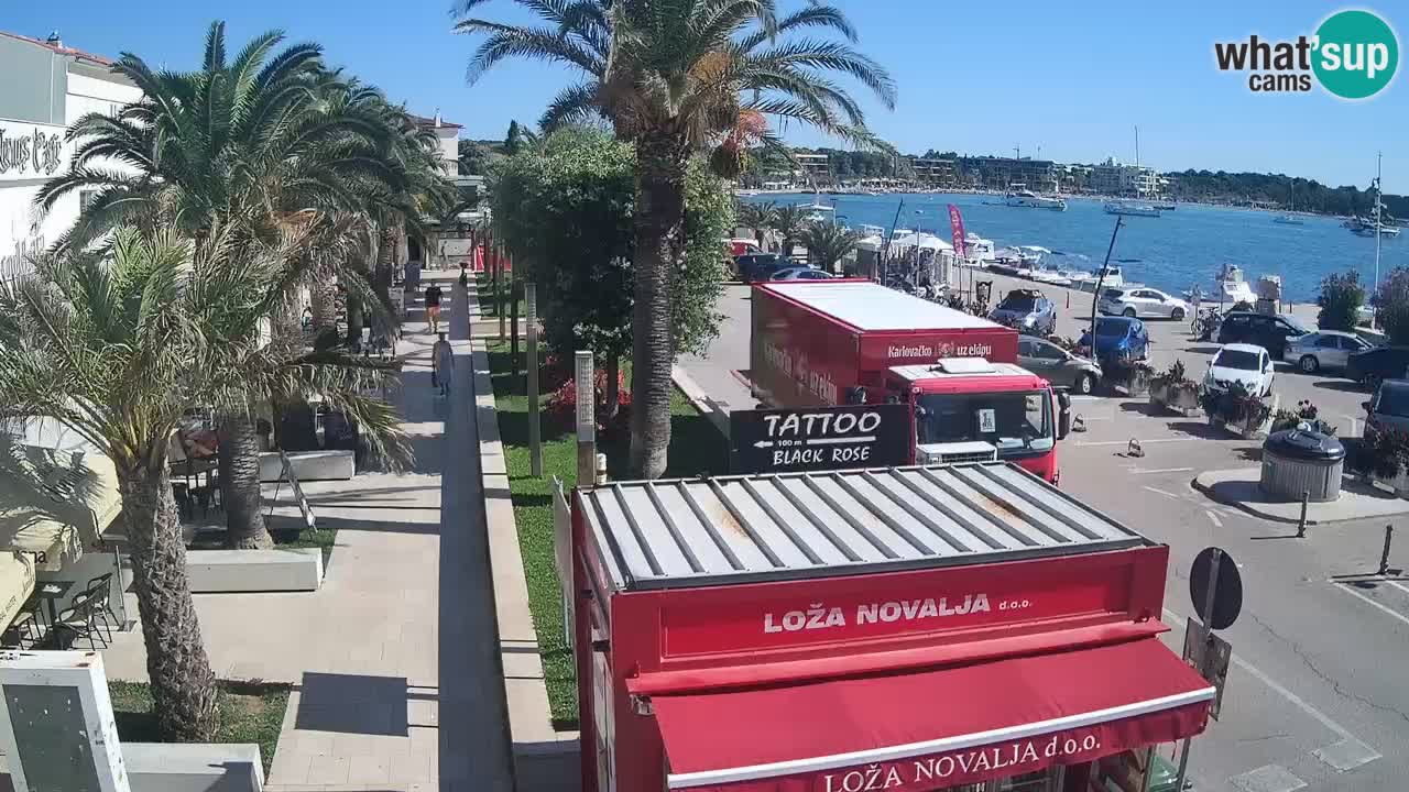 Live cam Novalja – Obala Petra Krešimira IV