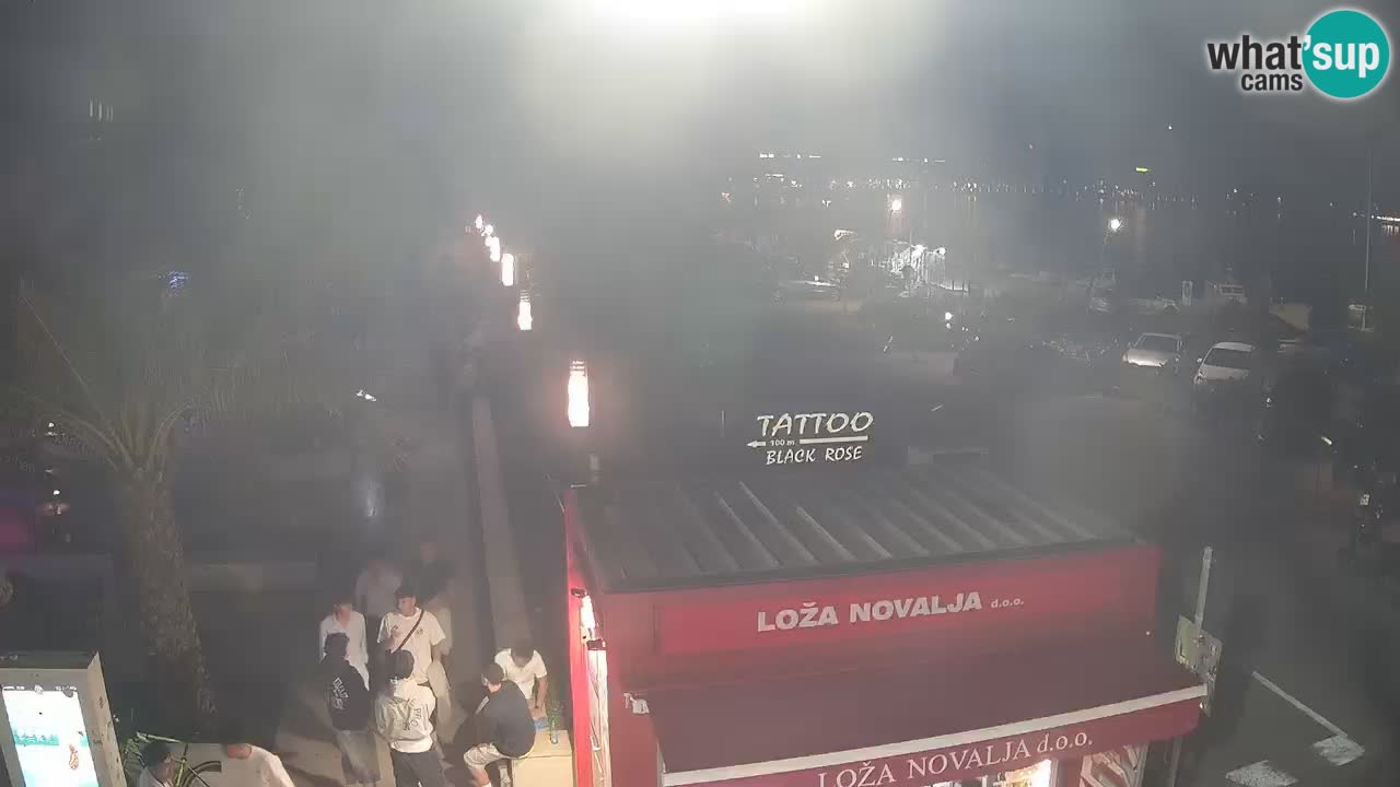 Live cam Novalja – Obala Petra Krešimira IV