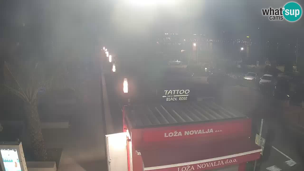 Webcam Novalja – Obala Petra Krešimira IV