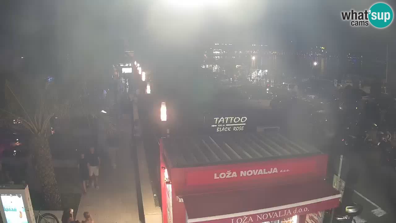 Live cam Novalja – Obala Petra Krešimira IV