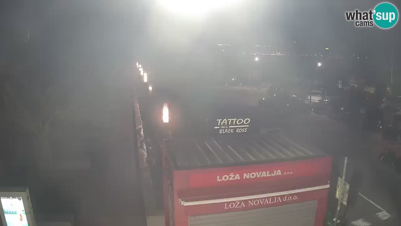 Webcam Novalja – Obala Petra Krešimira IV