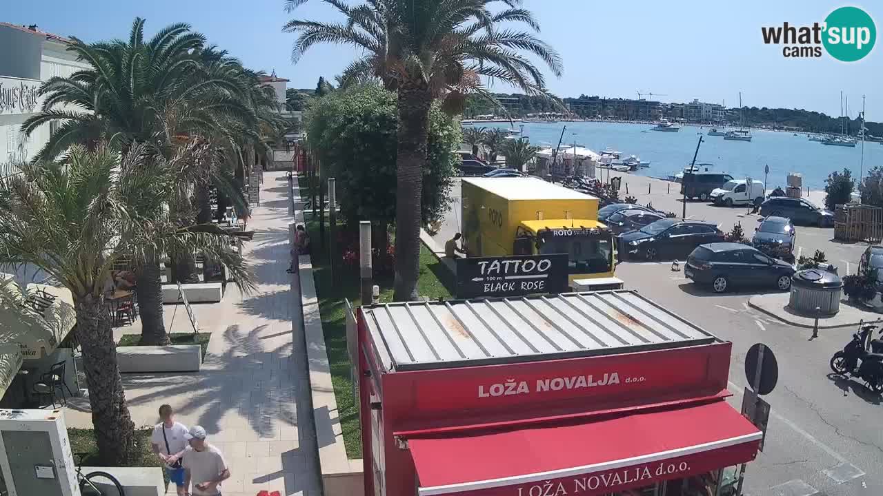 Live cam Novalja – Obala Petra Krešimira IV