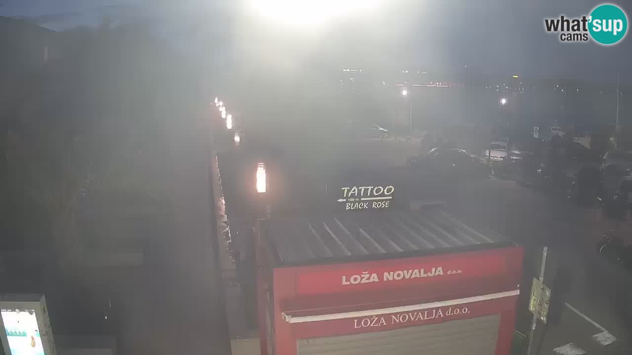 Live cam Novalja – Obala Petra Krešimira IV