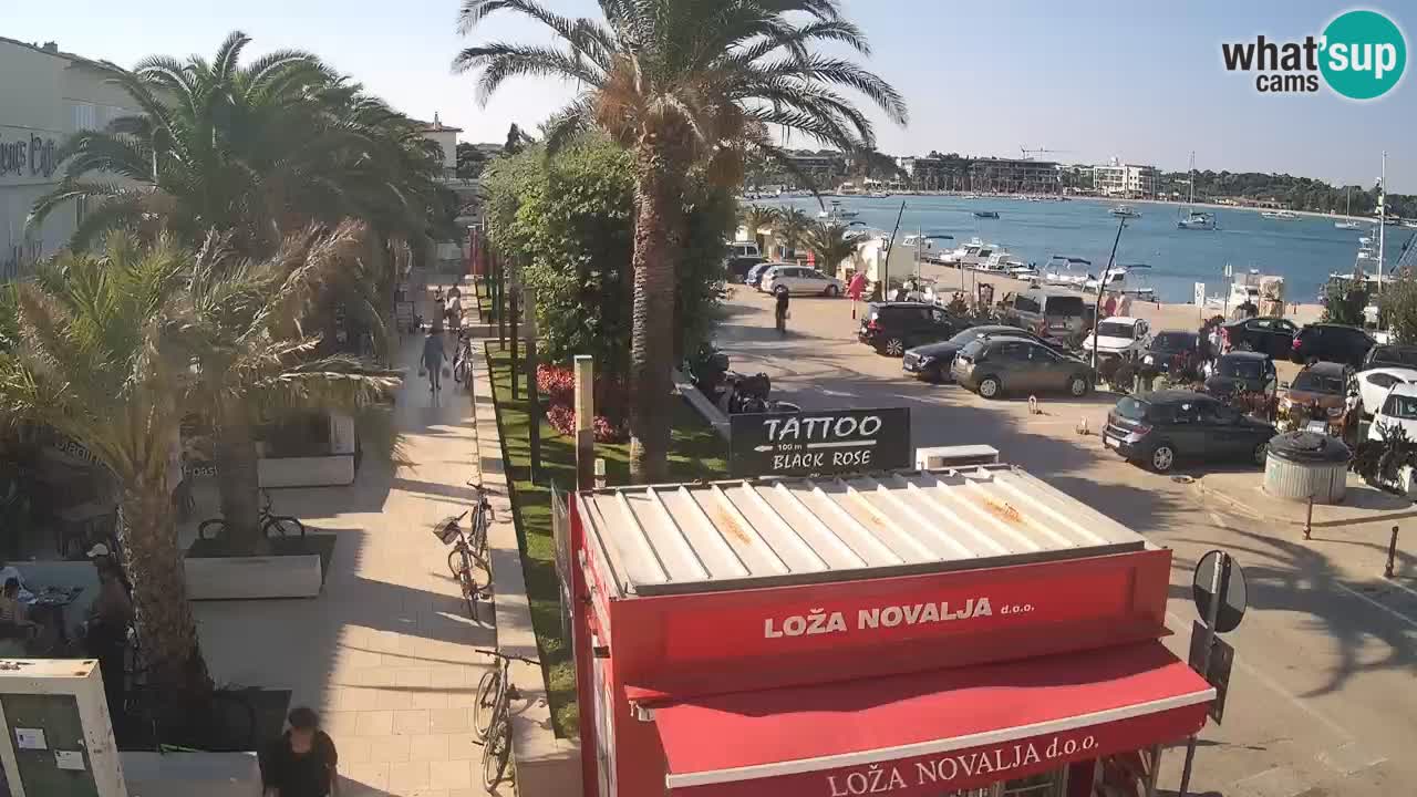 Webcam live Novalja – Obala Petra Krešimira IV