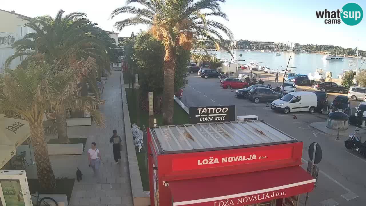 Live cam Novalja – Obala Petra Krešimira IV