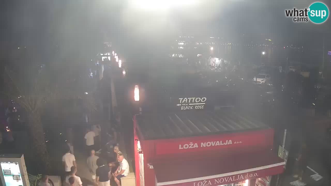 Webcam Novalja – Obala Petra Krešimira IV