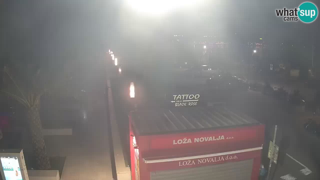 Webcam Novalja – Obala Petra Krešimira IV