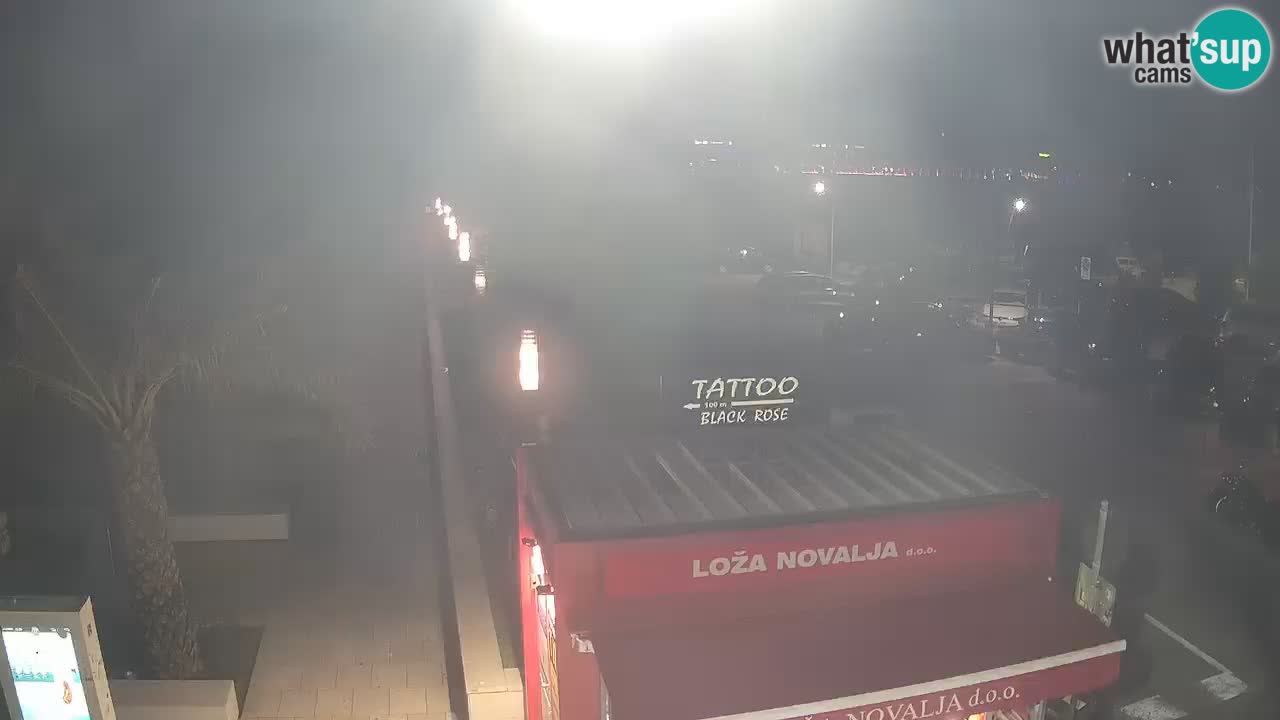 Webcam Novalja – Obala Petra Krešimira IV