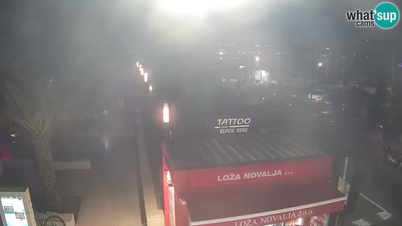 Webcam Novalja – Obala Petra Krešimira IV