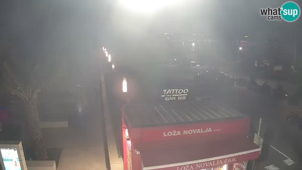 Webcam Novalja – Obala Petra Krešimira IV