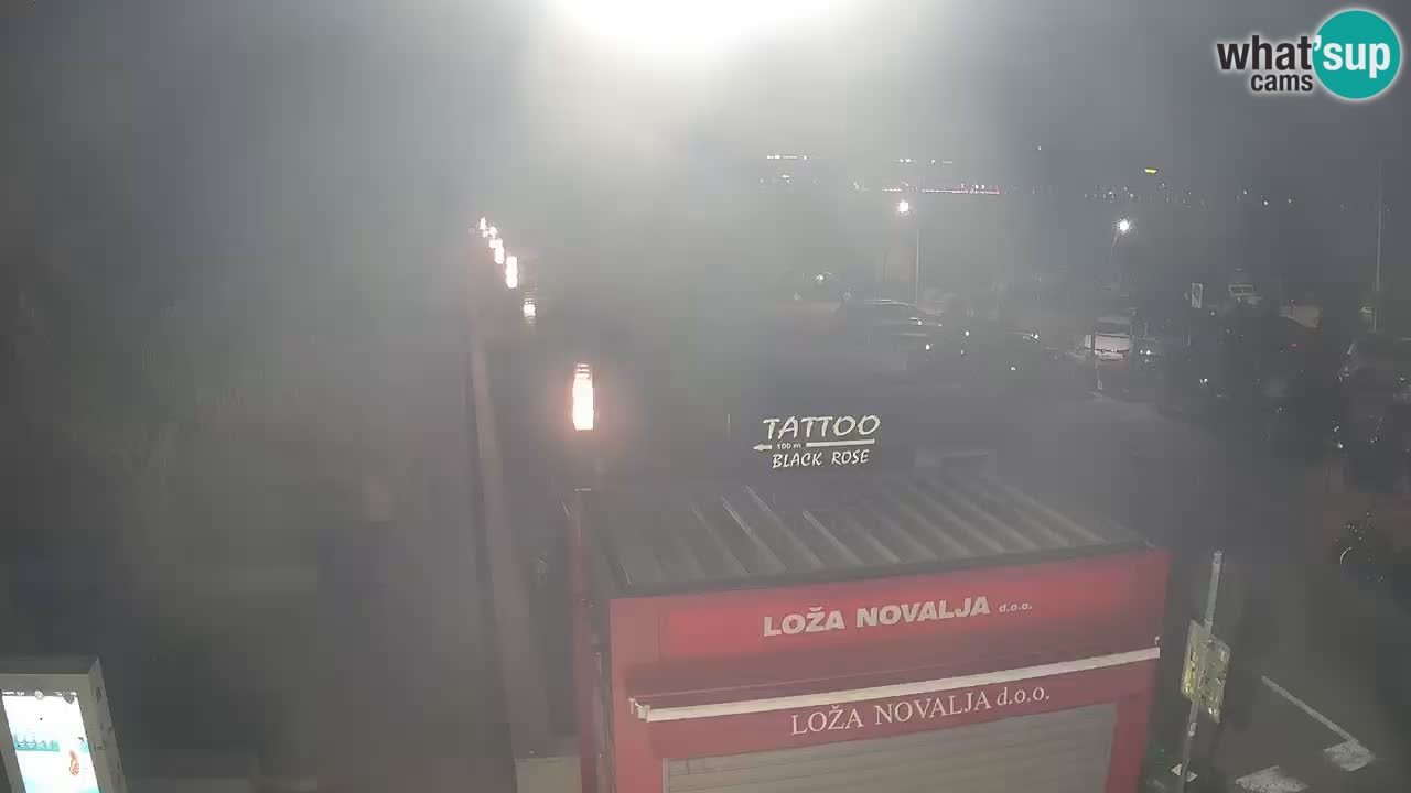 Webcam Novalja – Obala Petra Krešimira IV