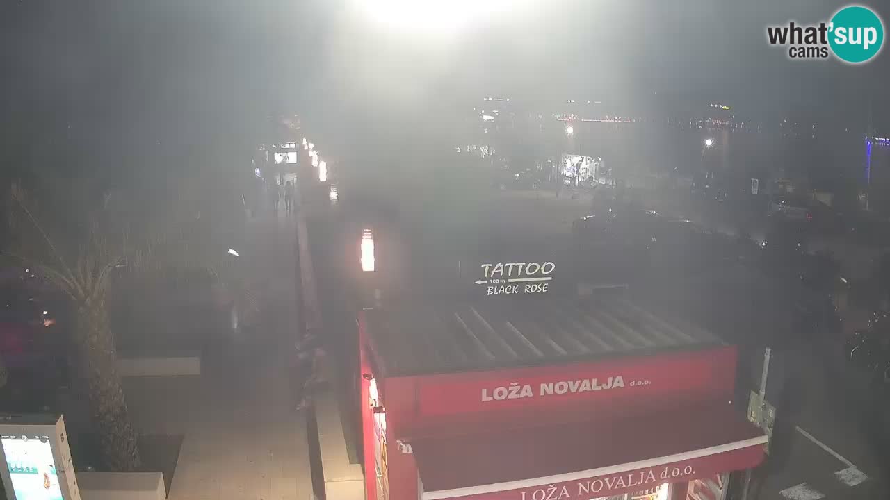 Live cam Novalja – Obala Petra Krešimira IV