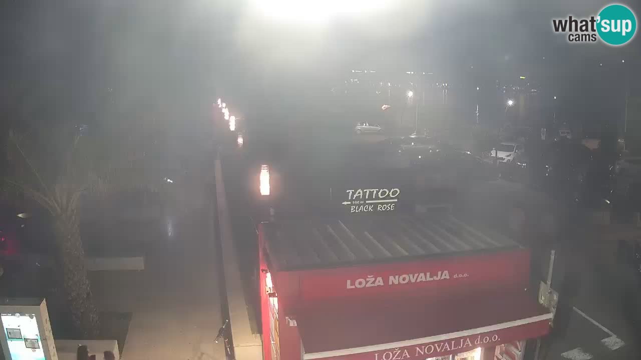 Webcam Novalja – Obala Petra Krešimira IV