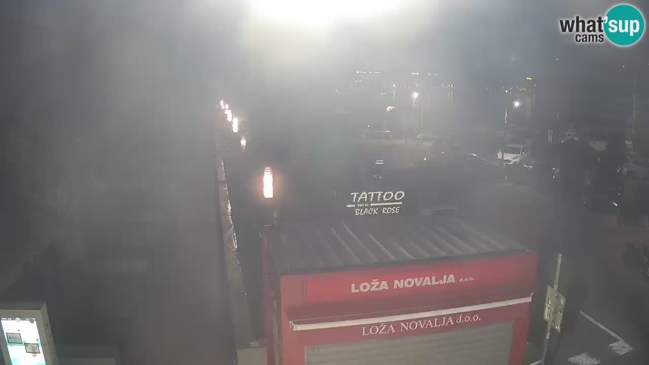 Live cam Novalja – Obala Petra Krešimira IV