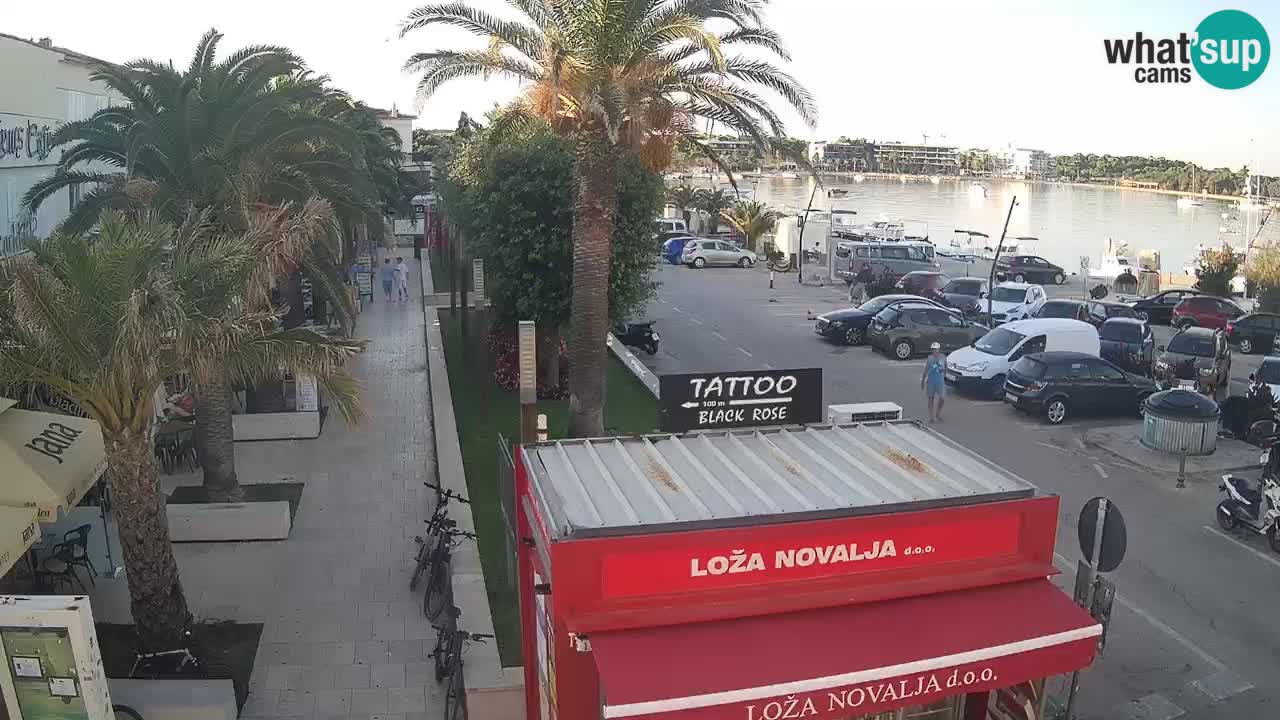 Live cam Novalja – Obala Petra Krešimira IV