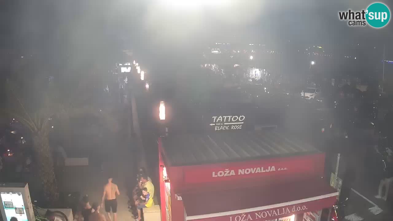 Live cam Novalja – Obala Petra Krešimira IV