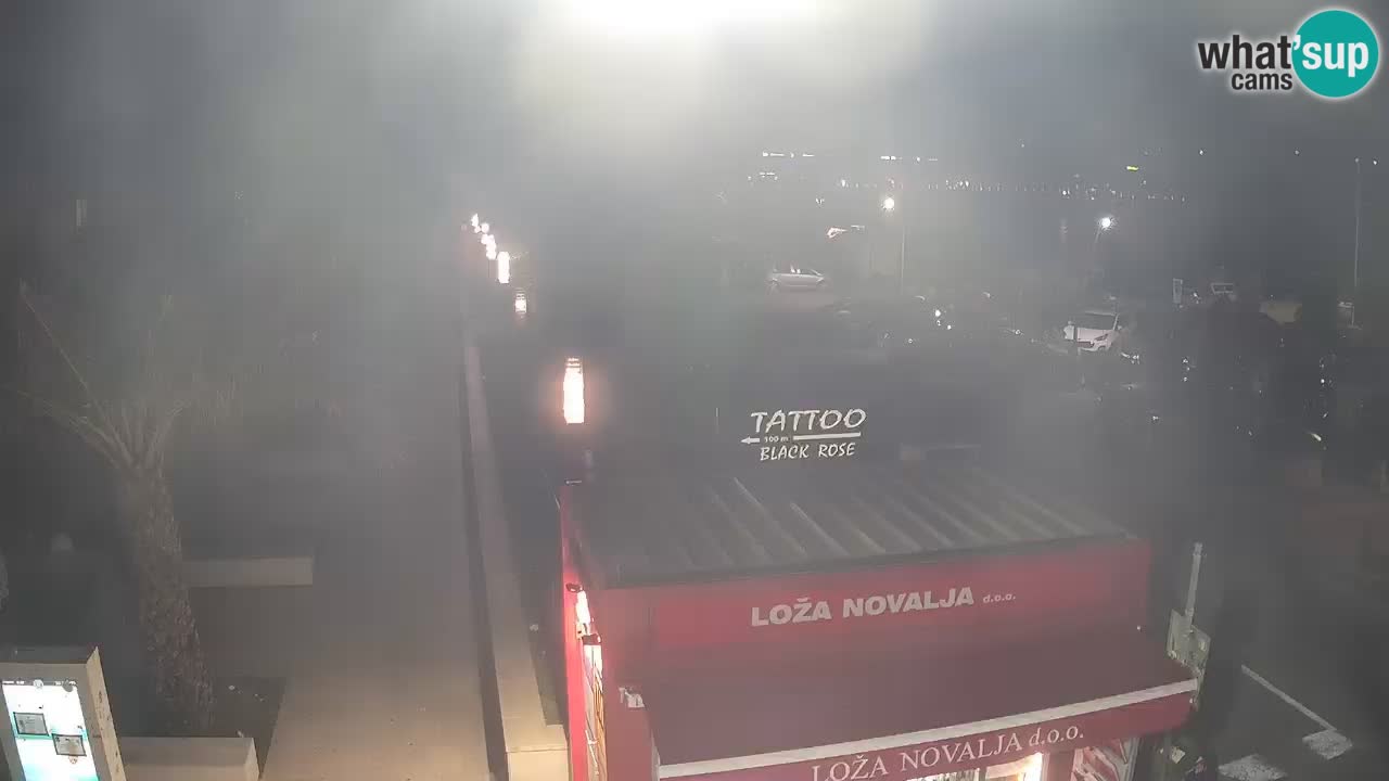 Live cam Novalja – Obala Petra Krešimira IV
