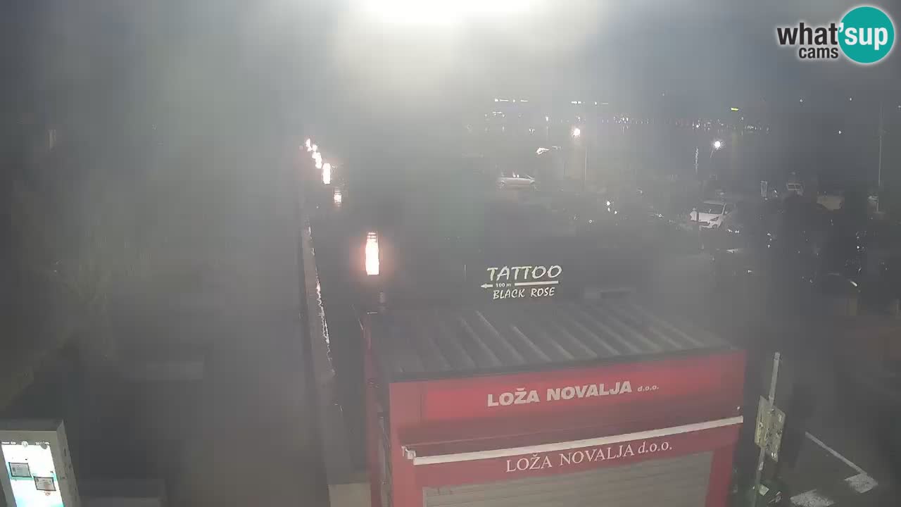 Live cam Novalja – Obala Petra Krešimira IV
