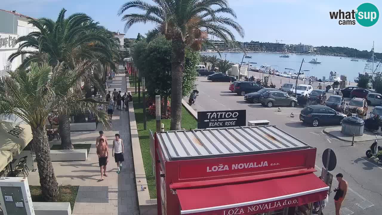 Webcam Novalja – Obala Petra Krešimira IV