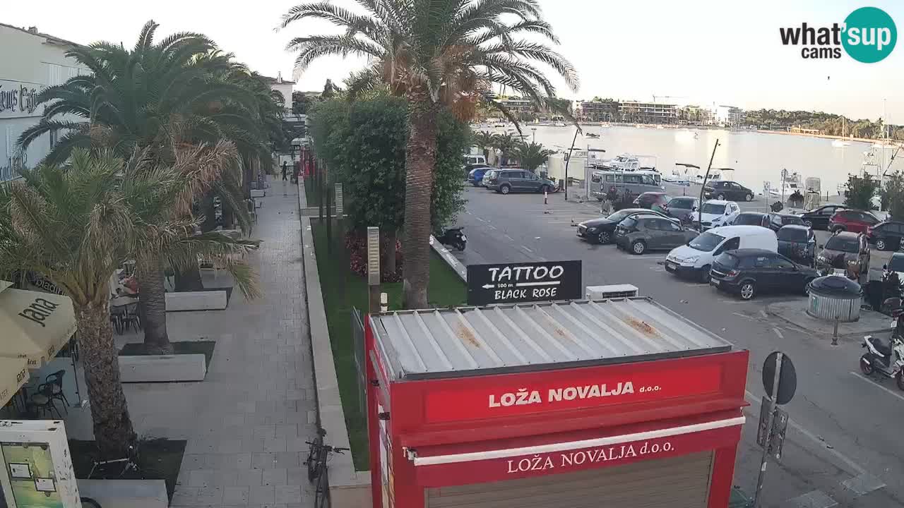 Live cam Novalja – Obala Petra Krešimira IV