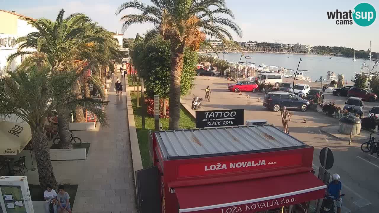 Live cam Novalja – Obala Petra Krešimira IV