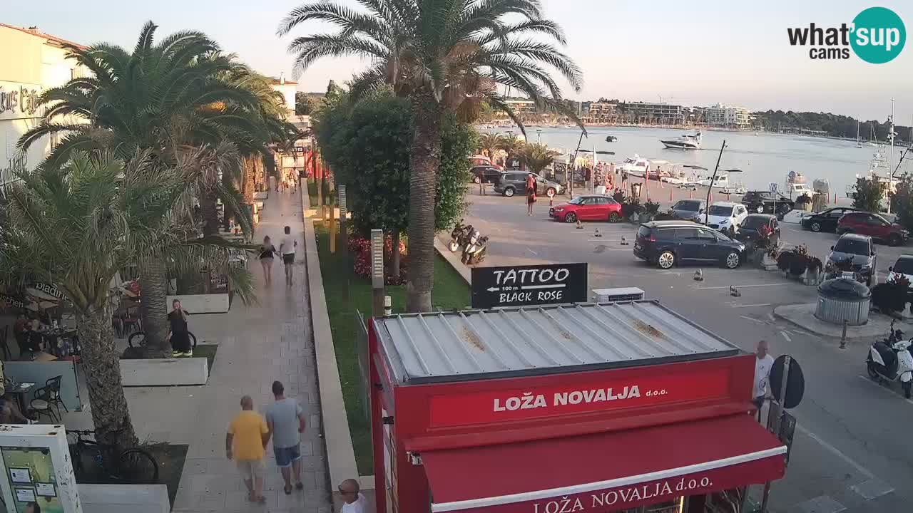 Live cam Novalja – Obala Petra Krešimira IV