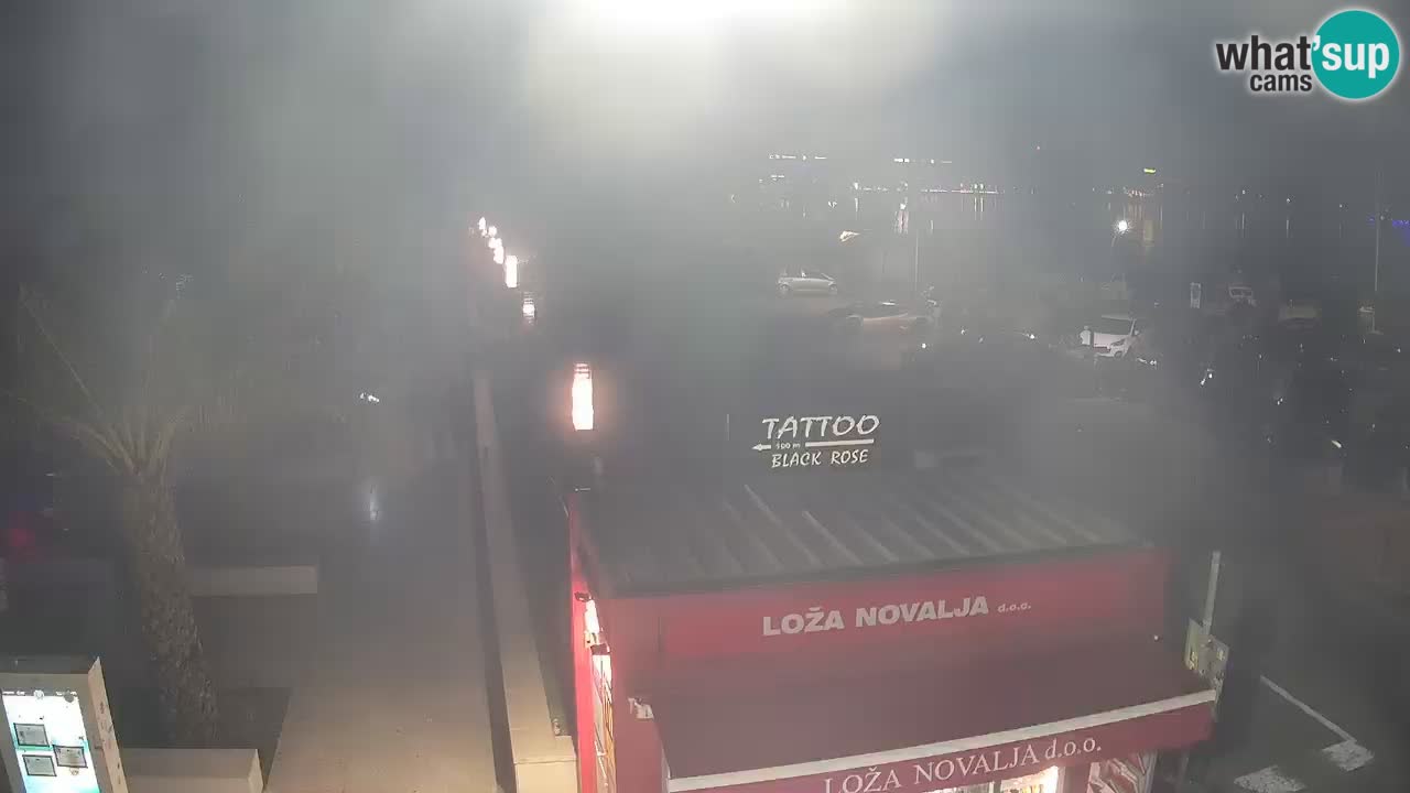 Webcam live Novalja – Obala Petra Krešimira IV