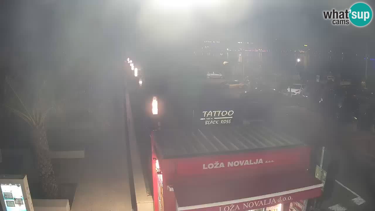 Live cam Novalja – Obala Petra Krešimira IV