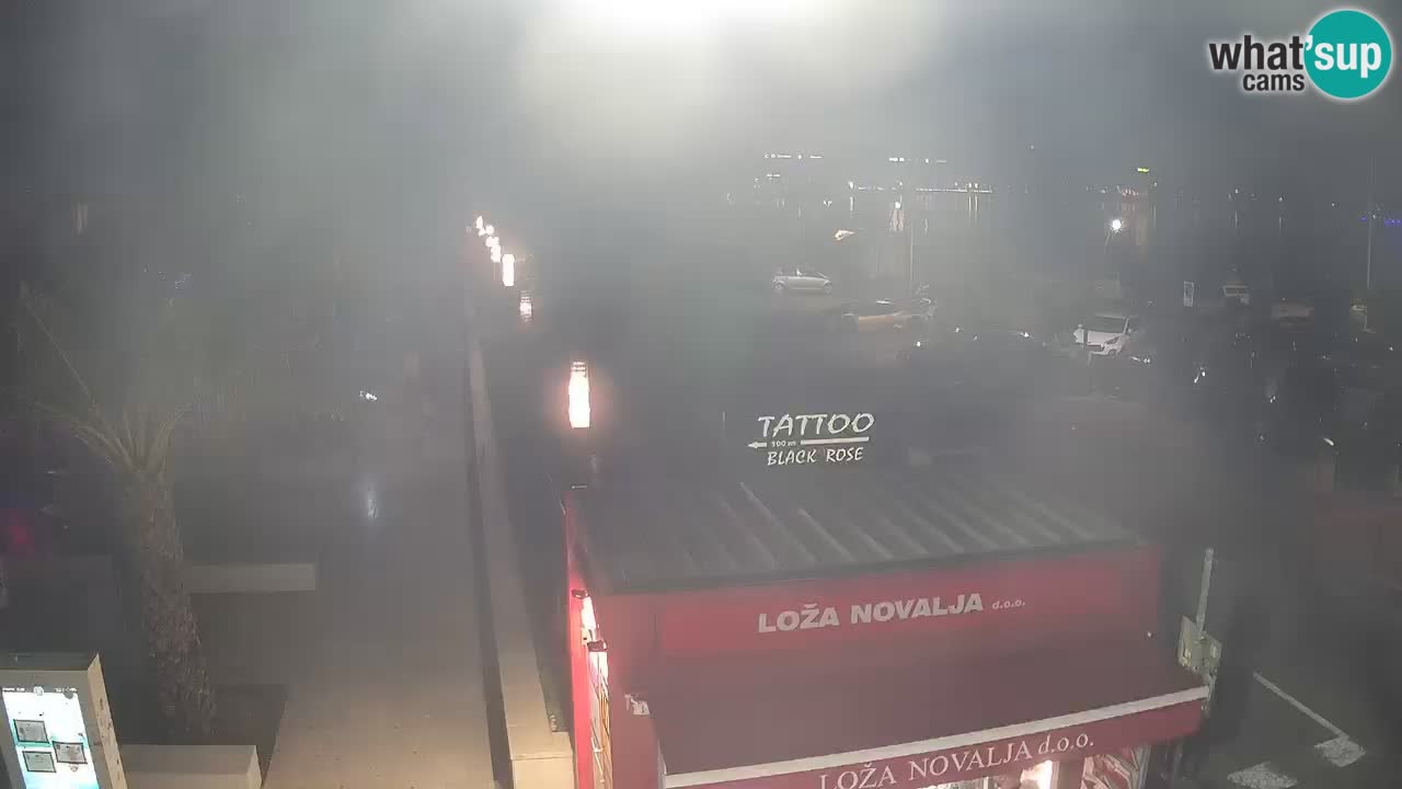 Camera en diecto Novalja – Obala Petra Krešimira IV