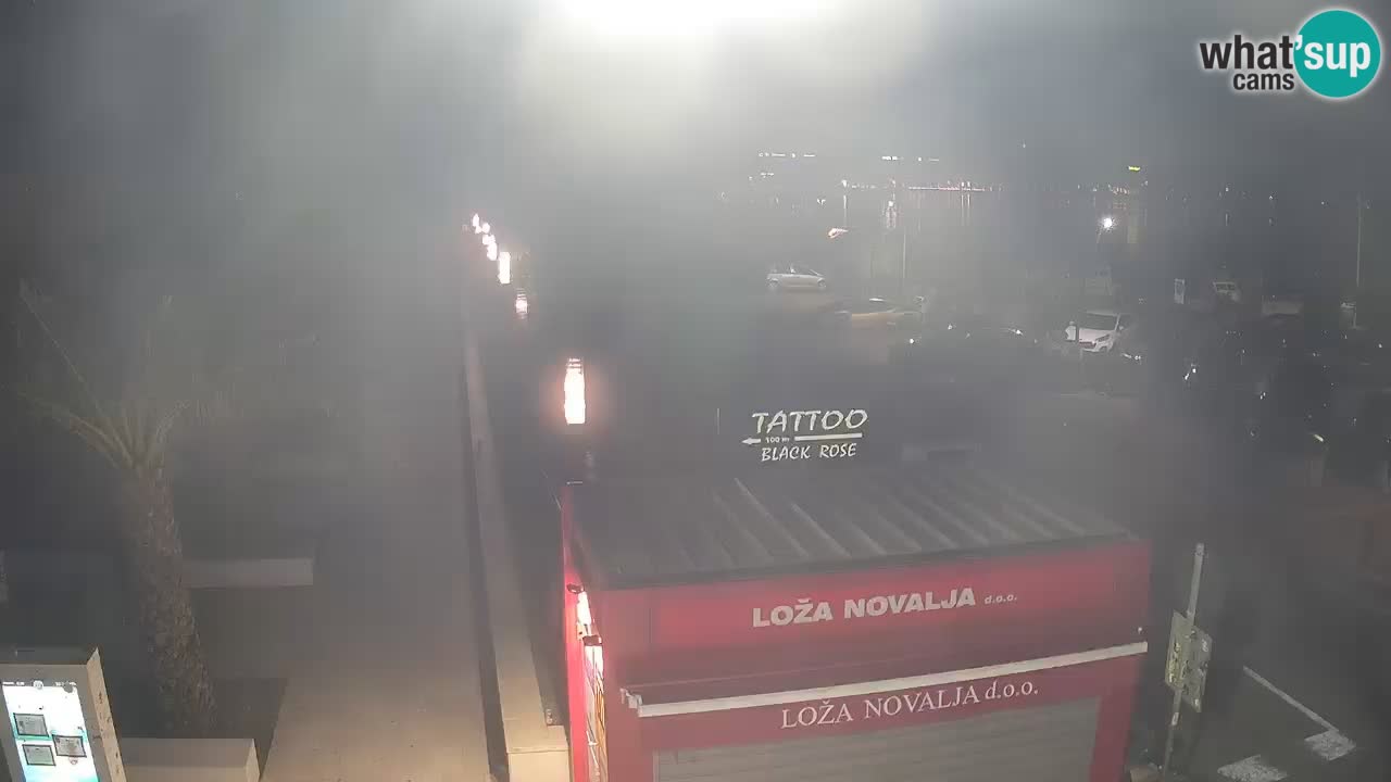 Camera en diecto Novalja – Obala Petra Krešimira IV