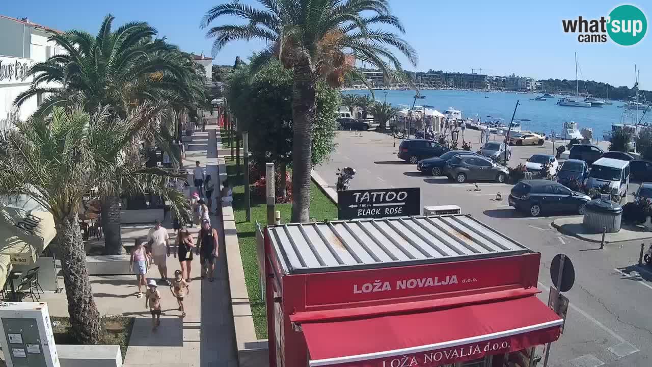 Live cam Novalja – Obala Petra Krešimira IV