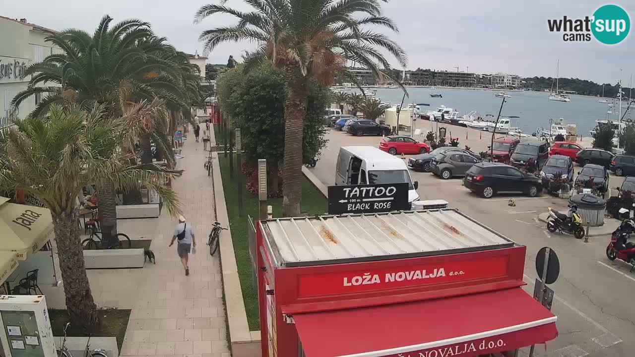 Live cam Novalja – Obala Petra Krešimira IV