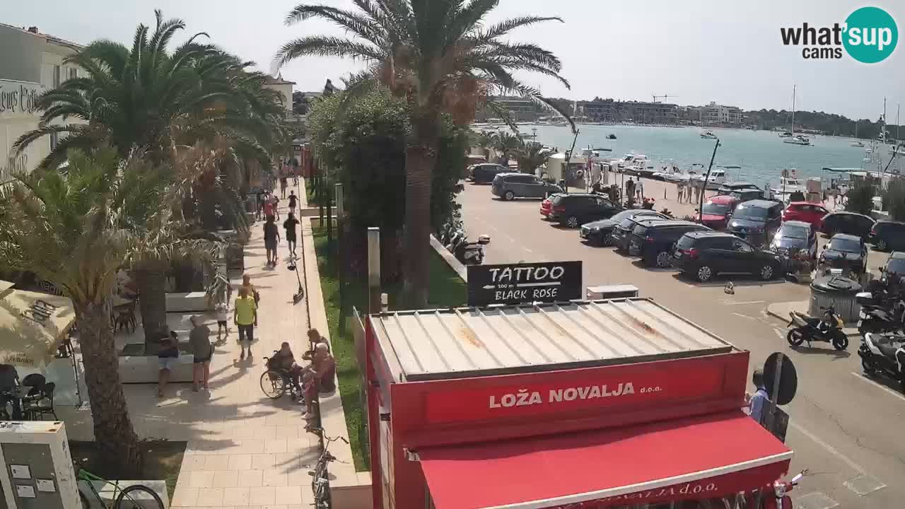 Live cam Novalja – Obala Petra Krešimira IV