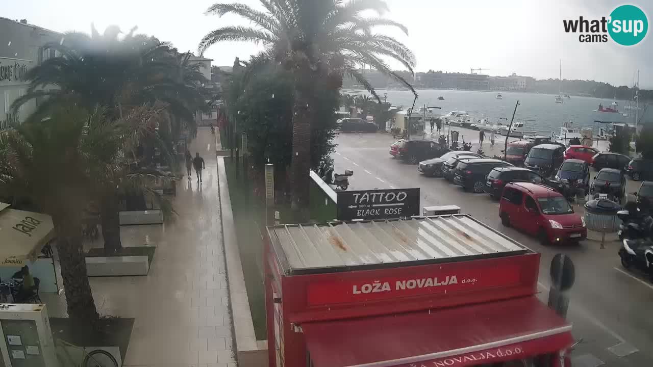 Live cam Novalja – Obala Petra Krešimira IV