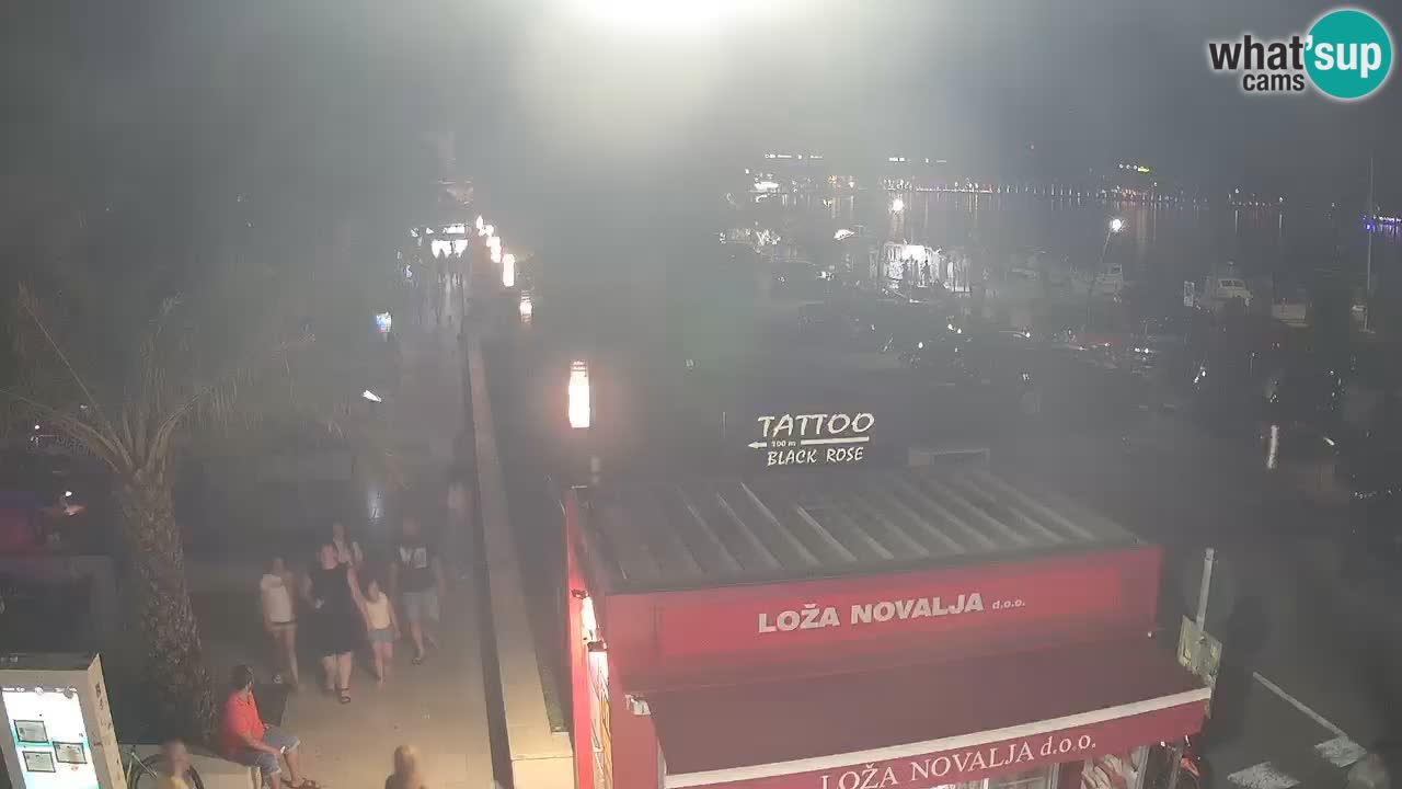 Live cam Novalja – Obala Petra Krešimira IV