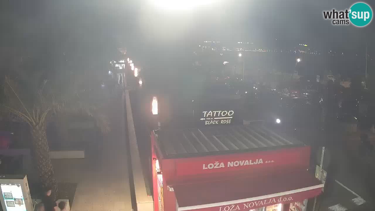 Webcam Novalja – Obala Petra Krešimira IV