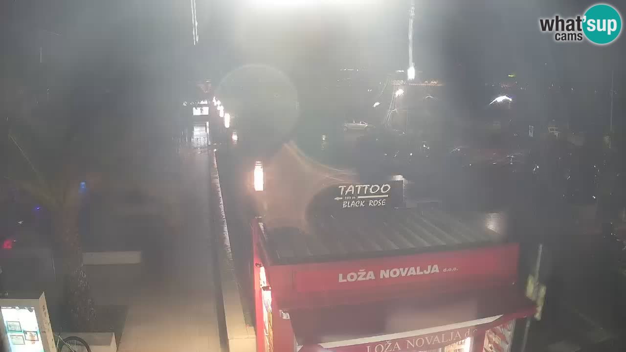 Live cam Novalja – Obala Petra Krešimira IV