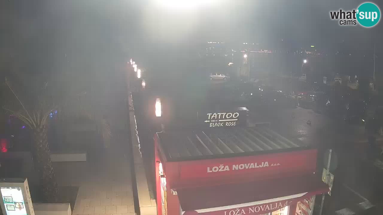 Webcam Novalja – Obala Petra Krešimira IV