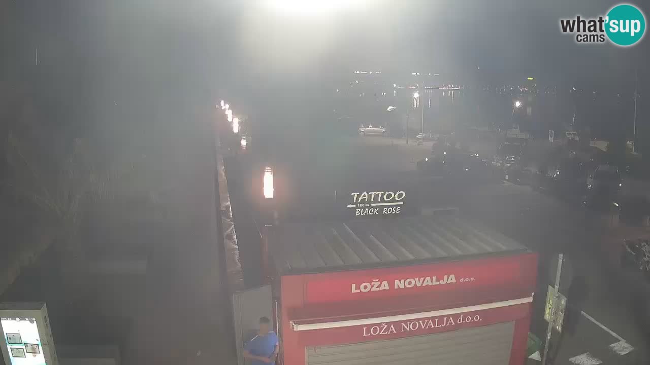Webcam Novalja – Obala Petra Krešimira IV
