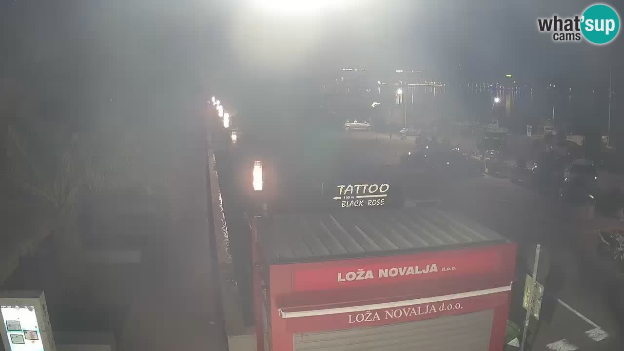 Live cam Novalja – Obala Petra Krešimira IV