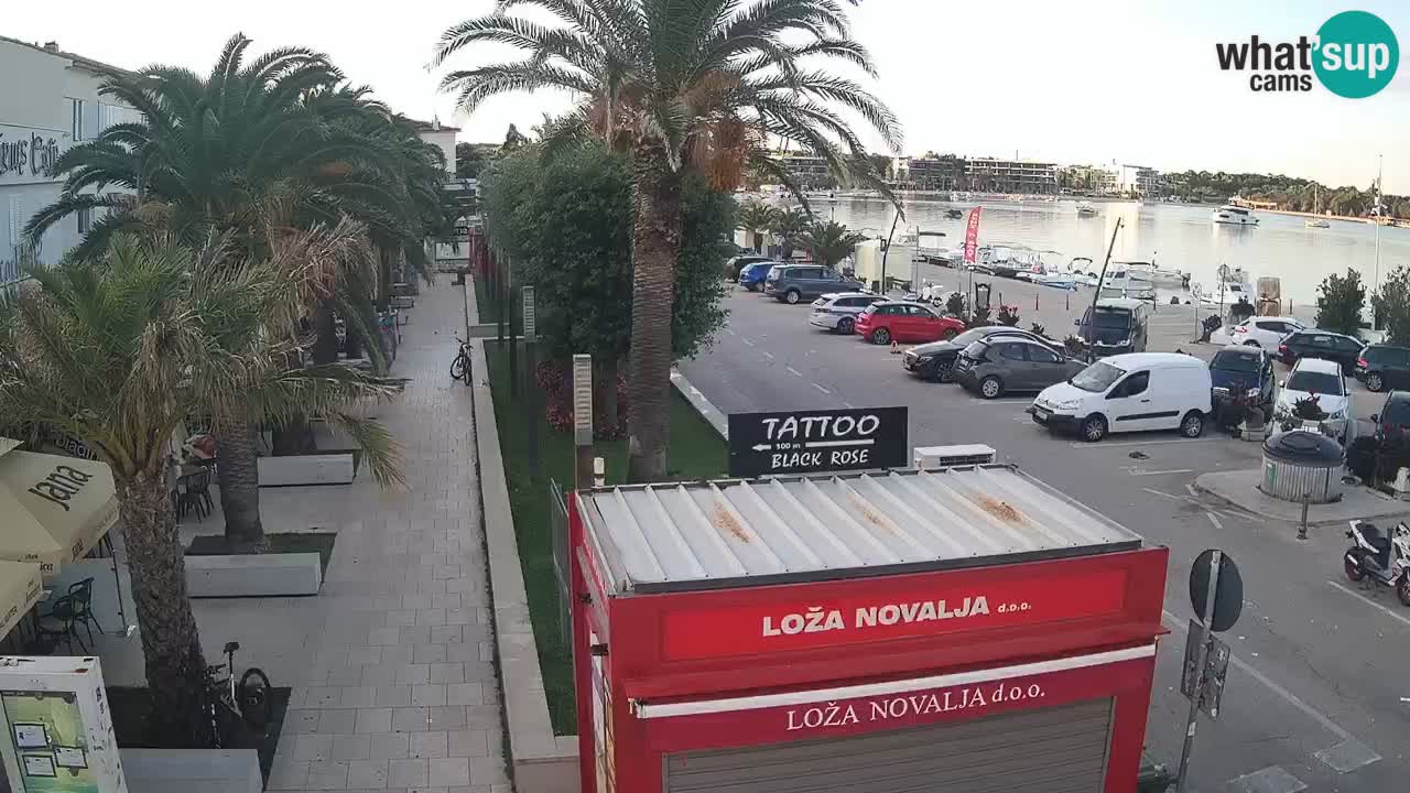 Webcam live Novalja – Obala Petra Krešimira IV