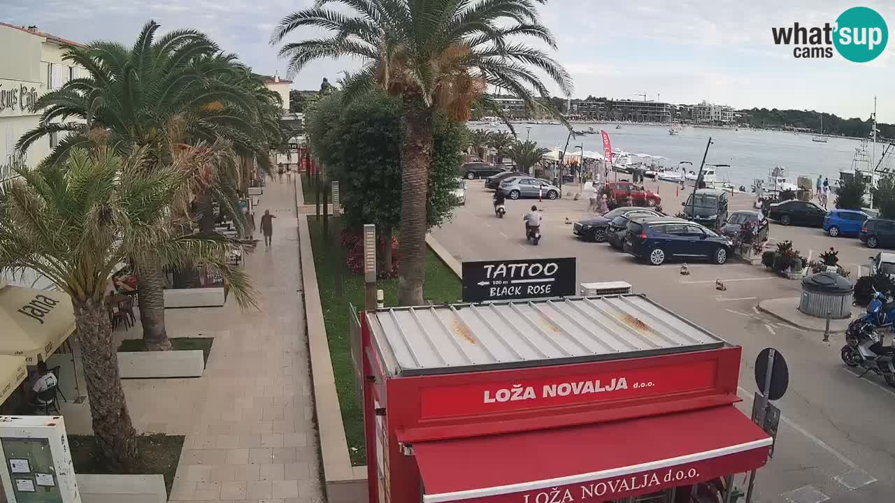 Webcam live Novalja – Obala Petra Krešimira IV
